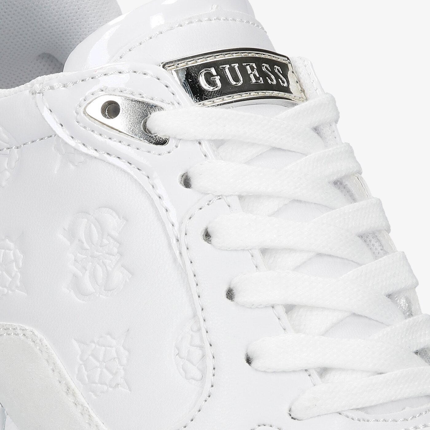 Damskie sneakersy (buty) GUESS MOXEA fl5mx2pel12white kolor biały