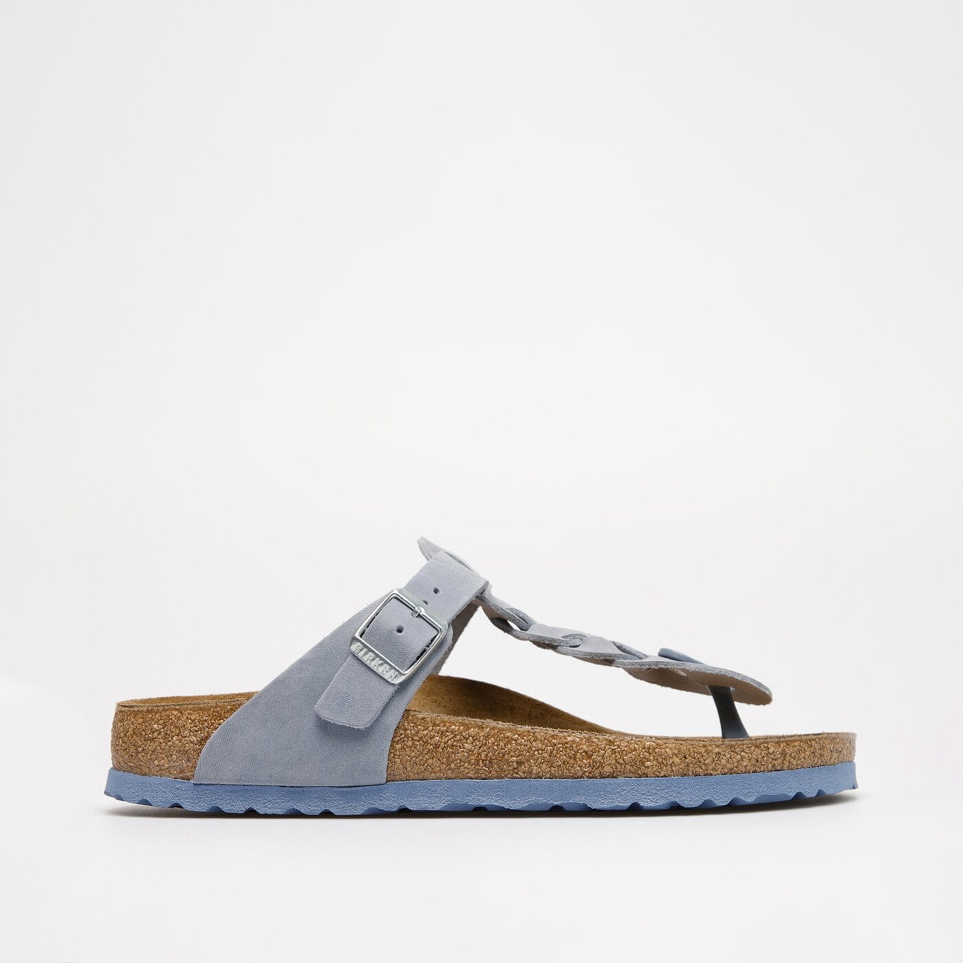 Damskie klapki BIRKENSTOCK GIZEH BRAIDED 1021361 kolor niebieski