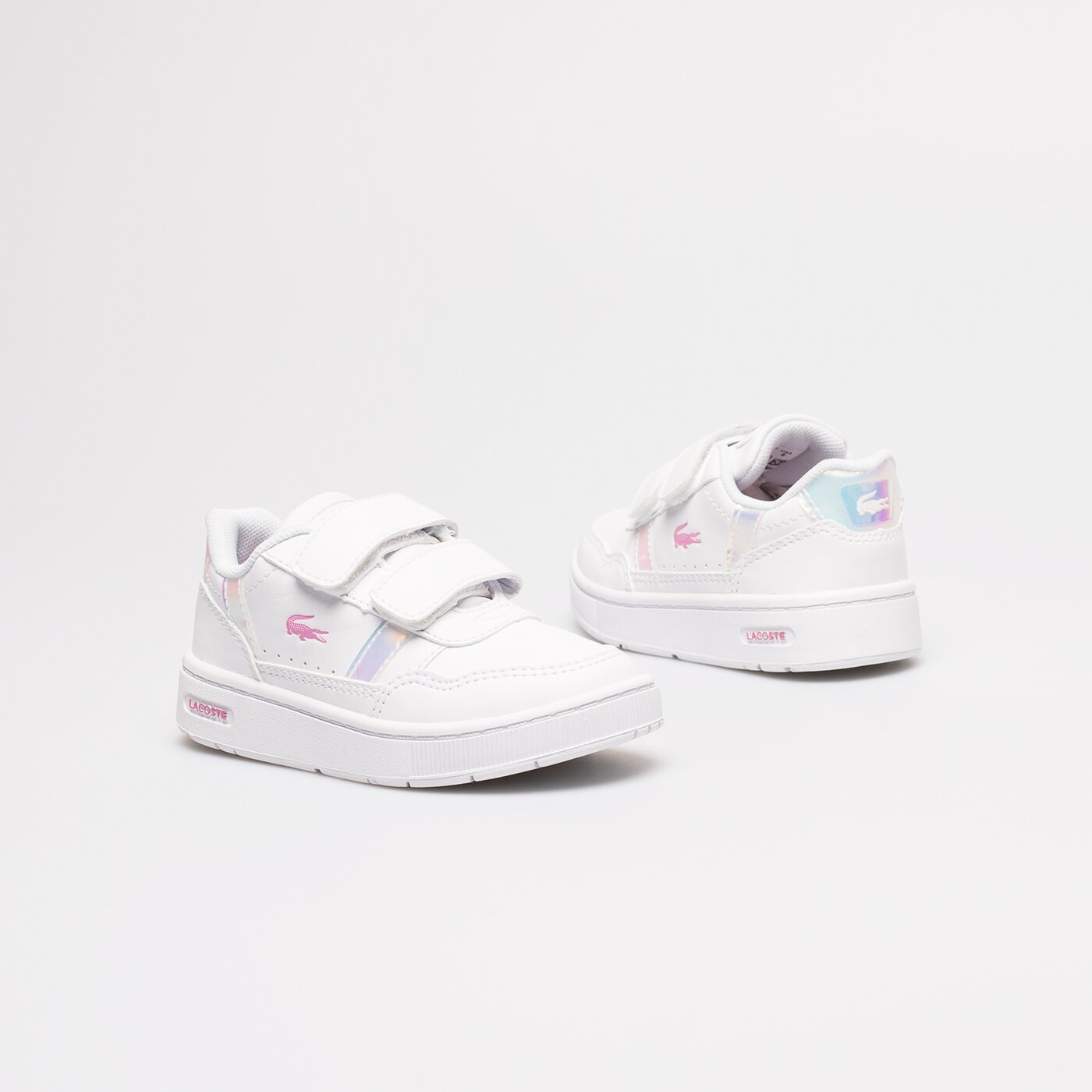 Dziecięce sneakersy (buty) LACOSTE T-CLIP 222 2 SUI 744sui001721g kolor biały