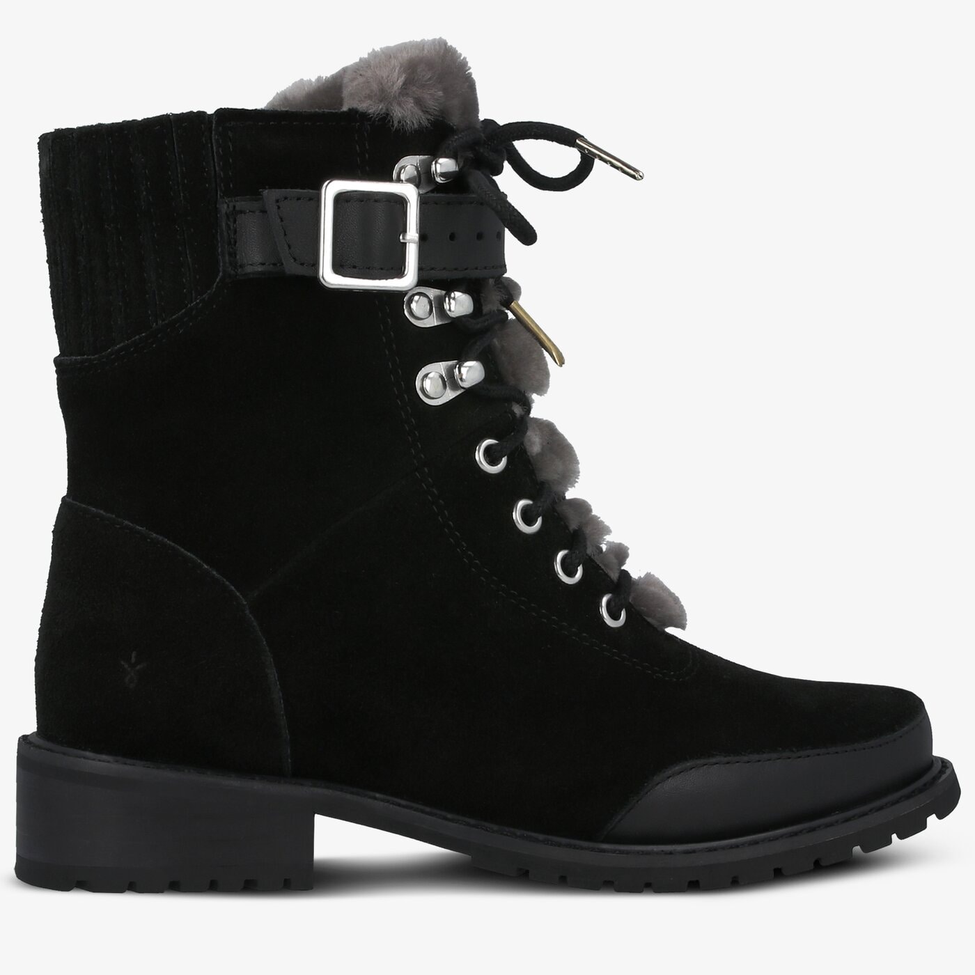 Damskie botki / sztyblety EMU AUSTRALIA WALDRON MIX w12406black kolor czarny