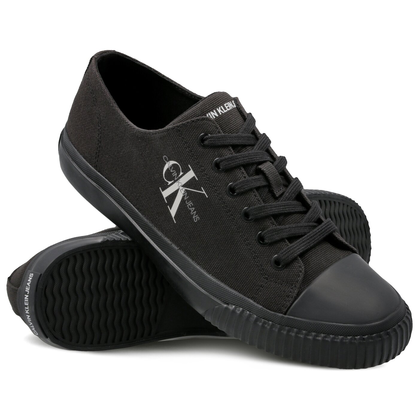 Męskie trampki CALVIN KLEIN IACO CANVAS s0593blk kolor czarny