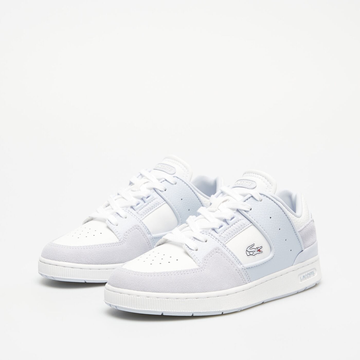 Damskie sneakersy (buty) LACOSTE COURT CAGE 124 2 SFA 747sfa00452k7 kolor niebieski