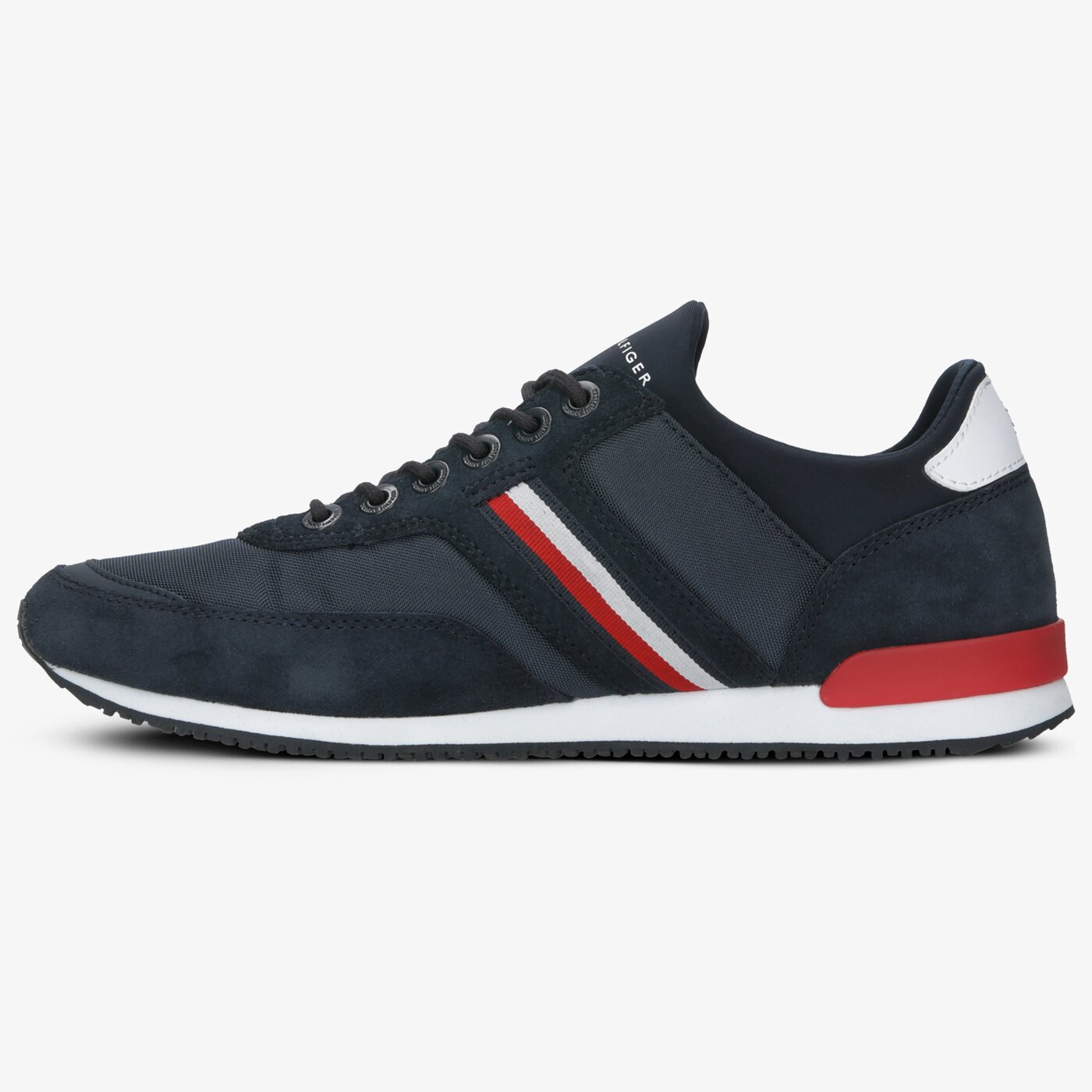 Męskie sneakersy (buty) TOMMY HILFIGER ICONIC SOCK RUNNER fm0fm02409403 kolor granatowy