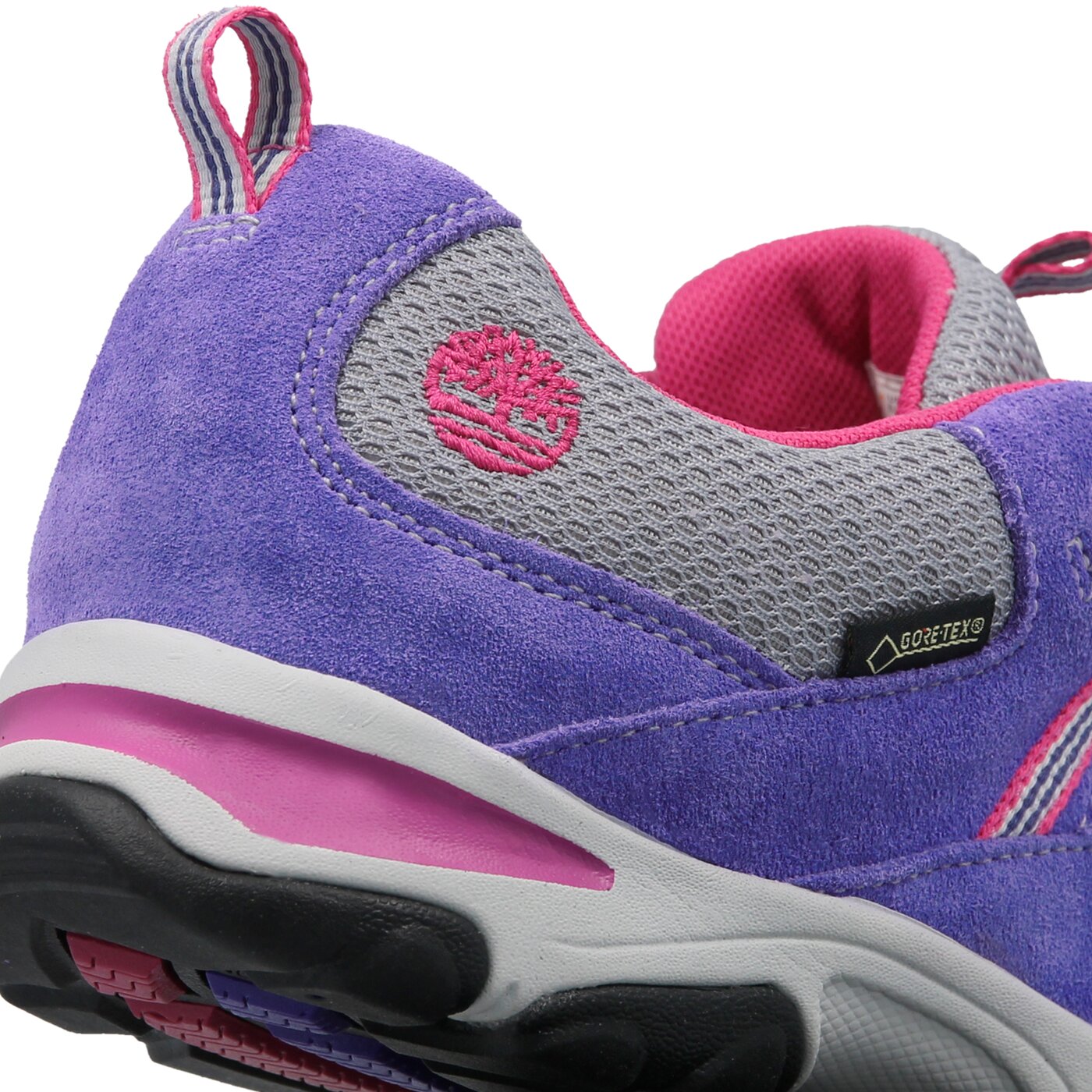 Dziecięce buty outdoor / trekkingowe TIMBERLAND TRAIL FORCE L/F GTX BUNGE a1qg8 kolor różowy