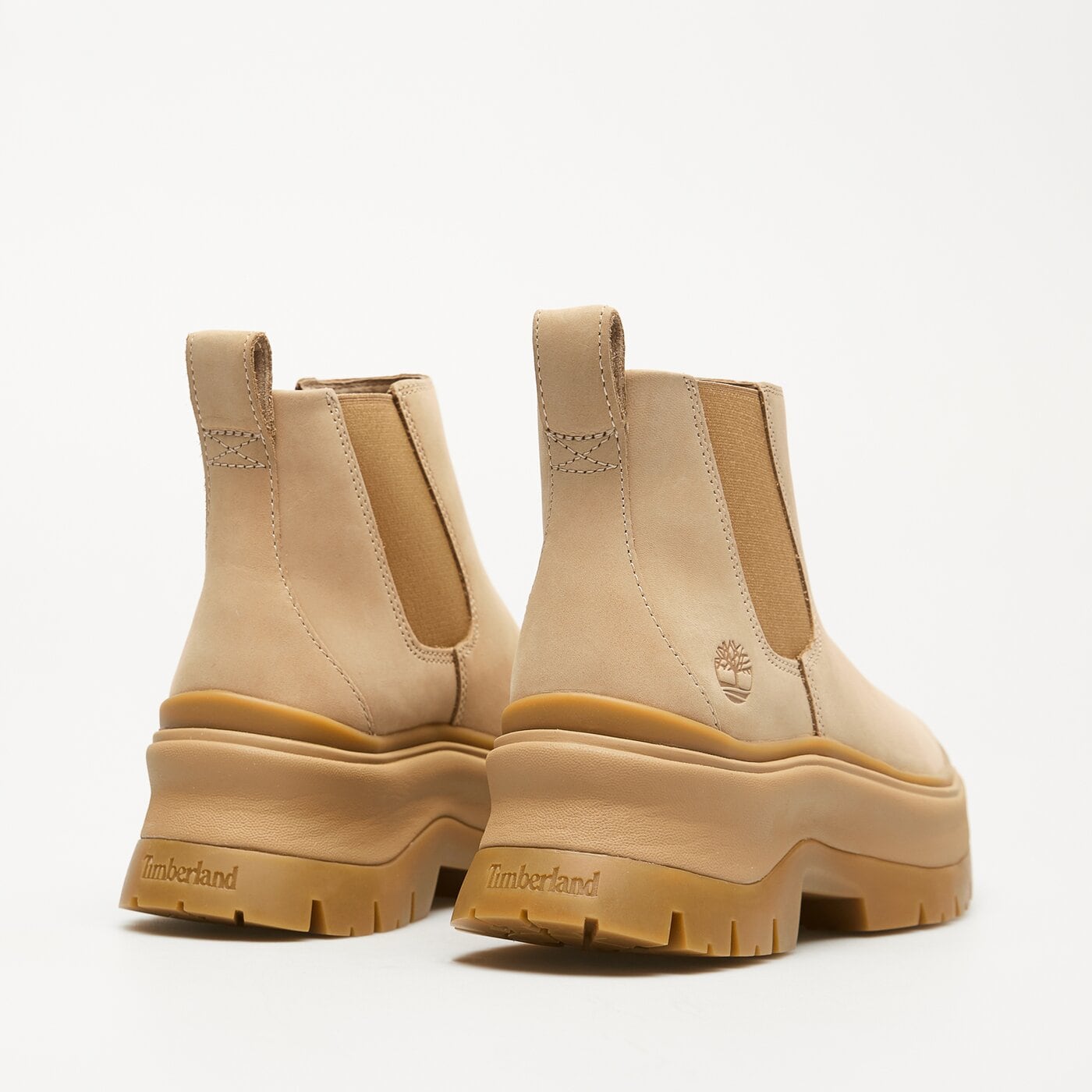 Damskie botki / sztyblety TIMBERLAND ROXIE LANE MID CHELSEA BOOT tb0a28xmen71 kolor beżowy