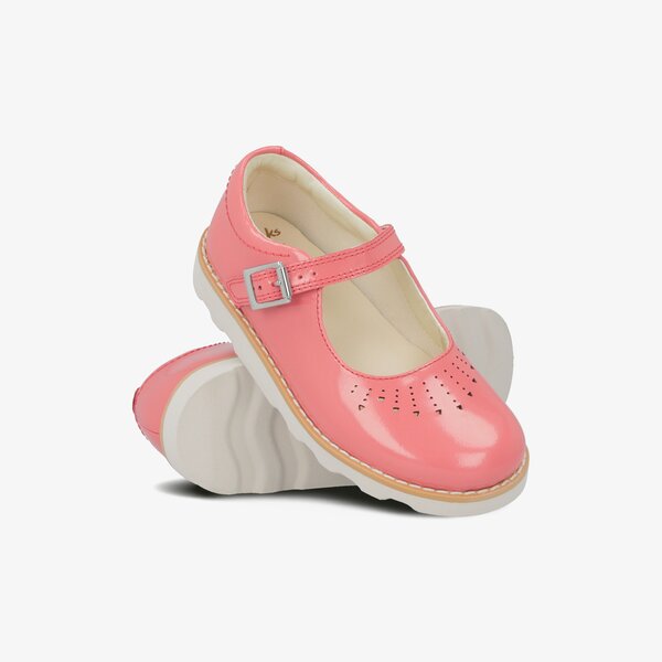 Dziecięce sandały / klapki CLARKS CROWN JUMP T 26141125 kolor różowy