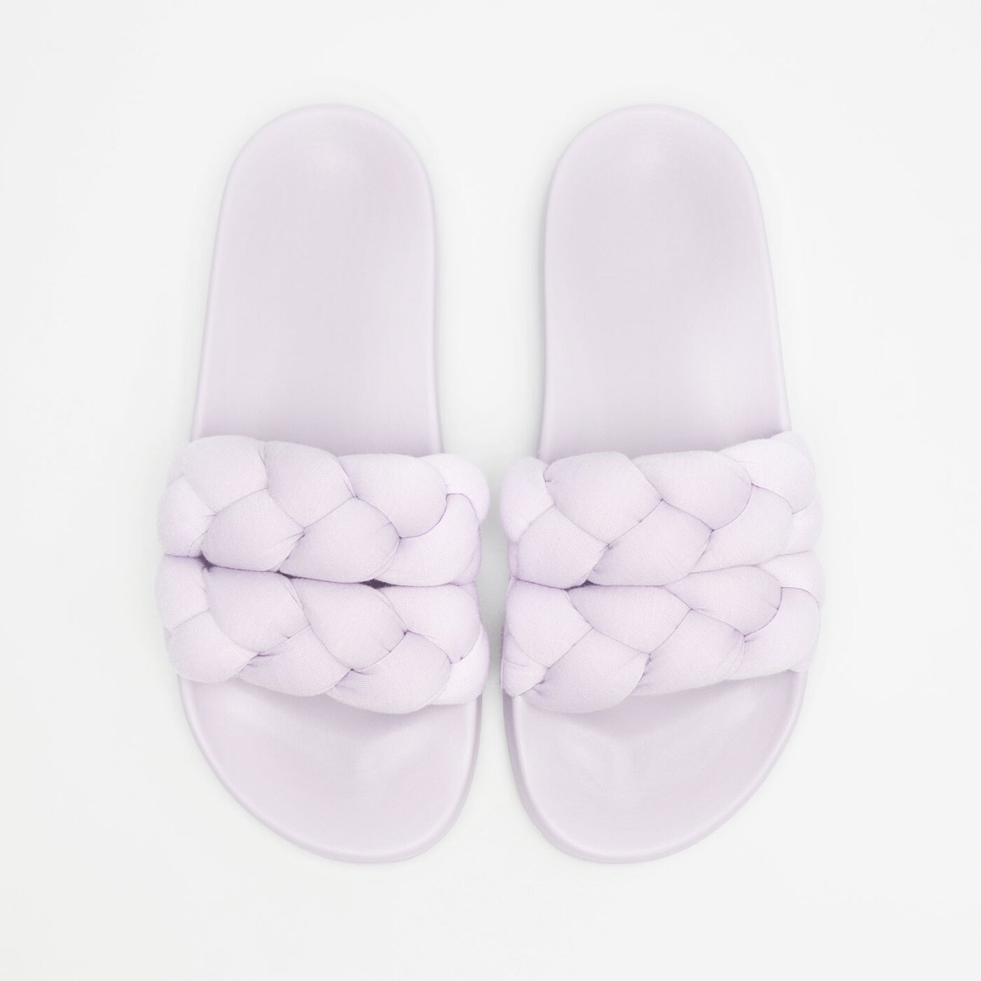 Damskie klapki TOMMY HILFIGER TJW BRAIDED SLIDE en0en02450w06 kolor fioletowy