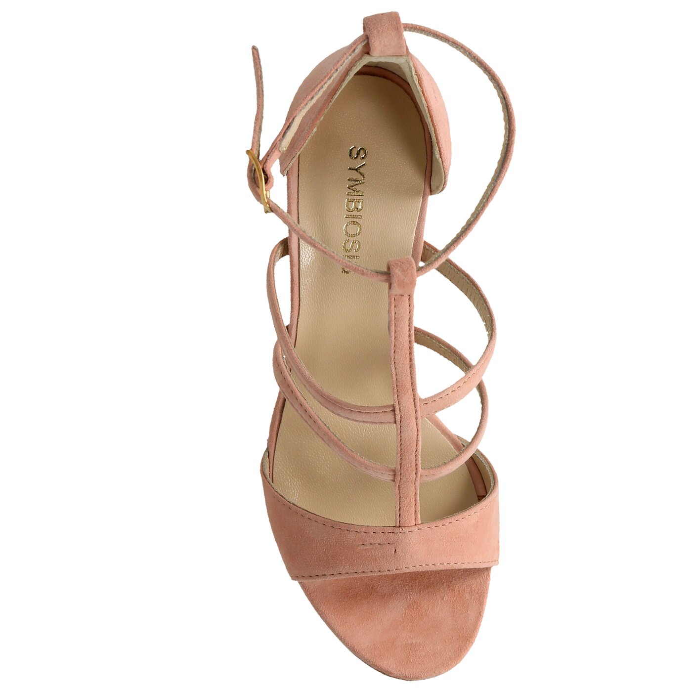 Damskie sandały SYMBIOSIS FELICITY SANDALS PUDROWY RÓŻ 721738 kolor różowy