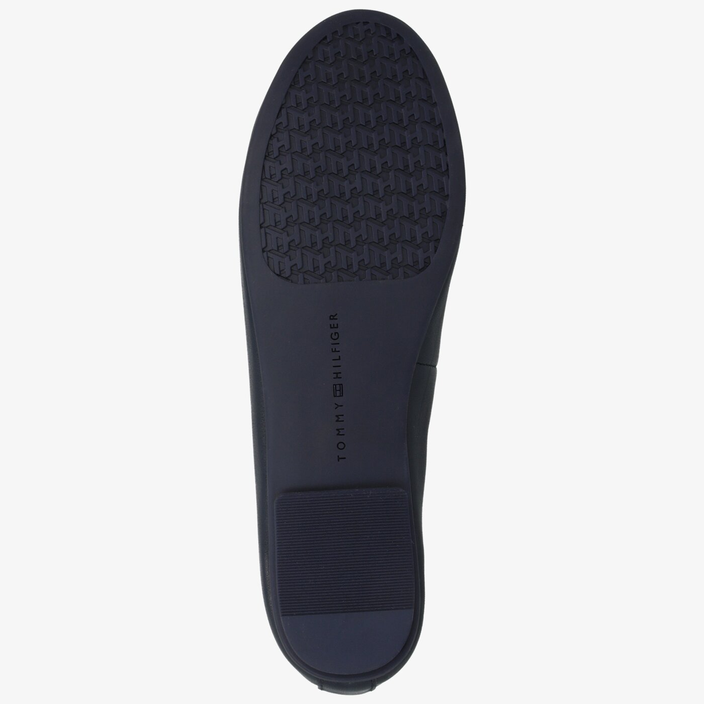 Damskie baleriny (buty) TOMMY HILFIGER ELEVATED TH HARDWARE BALLERINA fw0fw04594db9 kolor granatowy