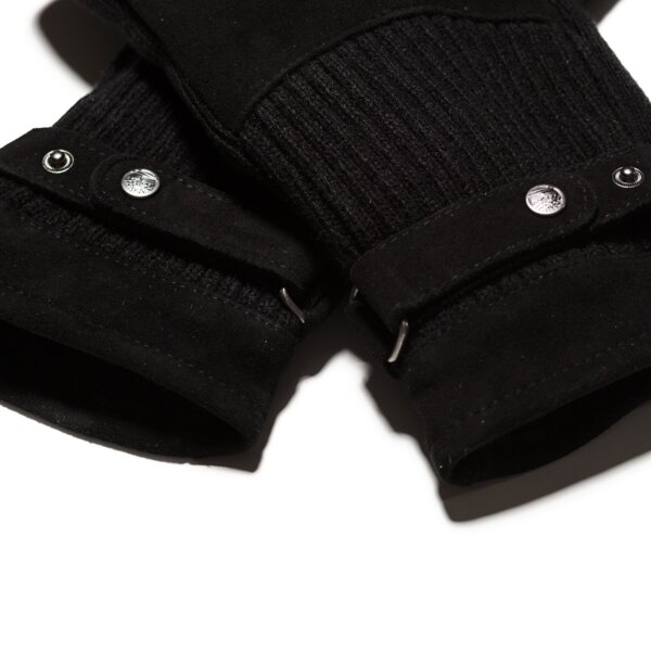 Męski szalik / rękawiczki TIMBERLAND RĘKAWICZKI ZIMOWE S UEDE/RIB K a1e57001 kolor czarny