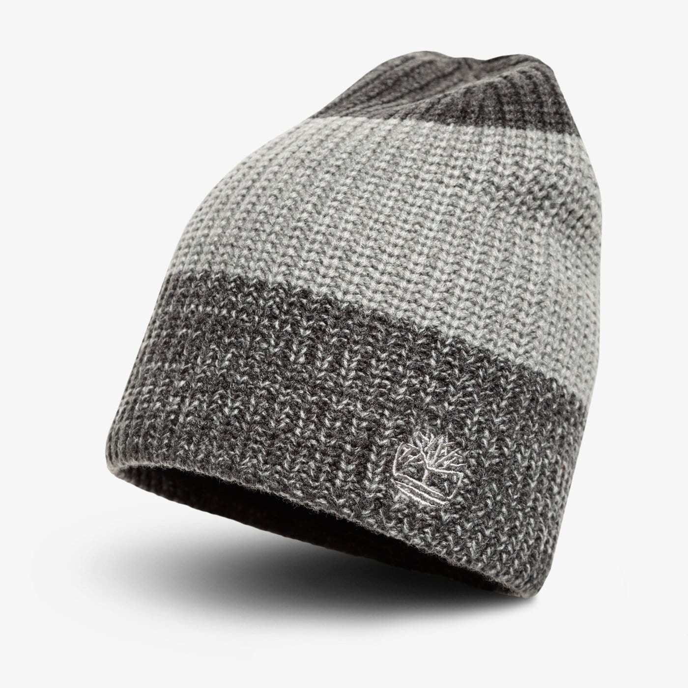 Męska czapka zimowa TIMBERLAND CZAPKA ZIMOWA TEXTURE COLORBLOCK BEANIE tb0a1ex70101 kolor szary