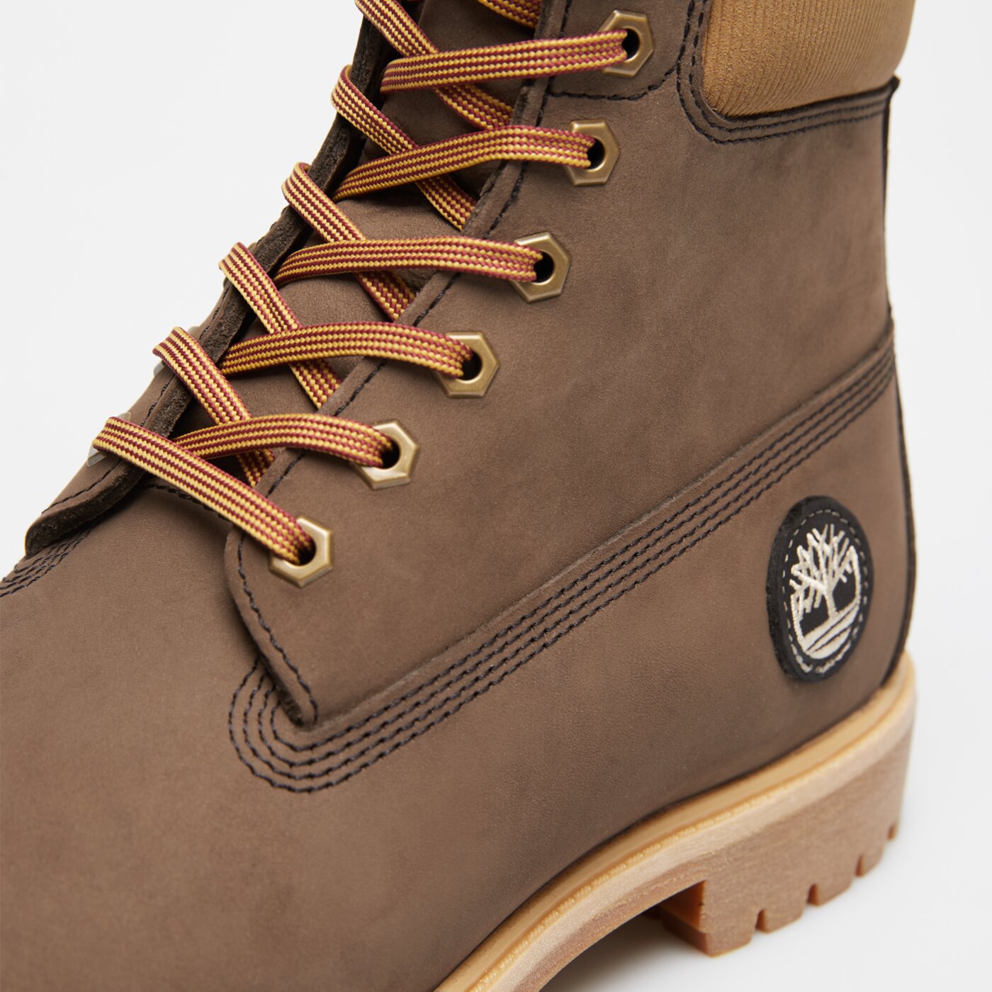 Męskie buty za kostkę TIMBERLAND PREMIUM 6 IN LACE WP BOOT tb0a2p6wa4j1 kolor brązowy