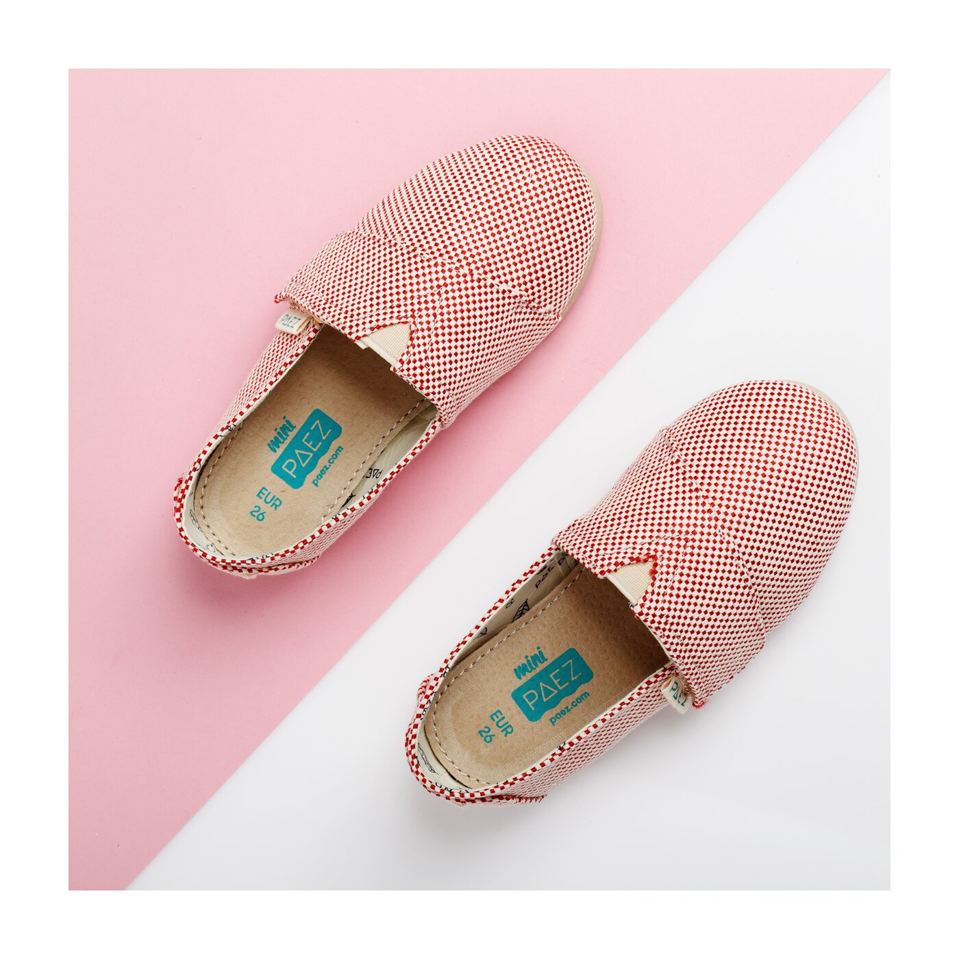 Damskie espadryle PAEZ ORIGINAL GUM CLASSIC PANAMA 1930501s1403-519 kolor czerwony