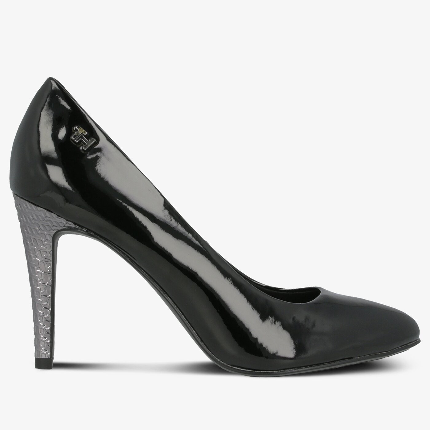 Damskie szpilki / czółenka TOMMY HILFIGER ELEVATED PATENT HIGH PUMP fw0fw04586bds kolor czarny