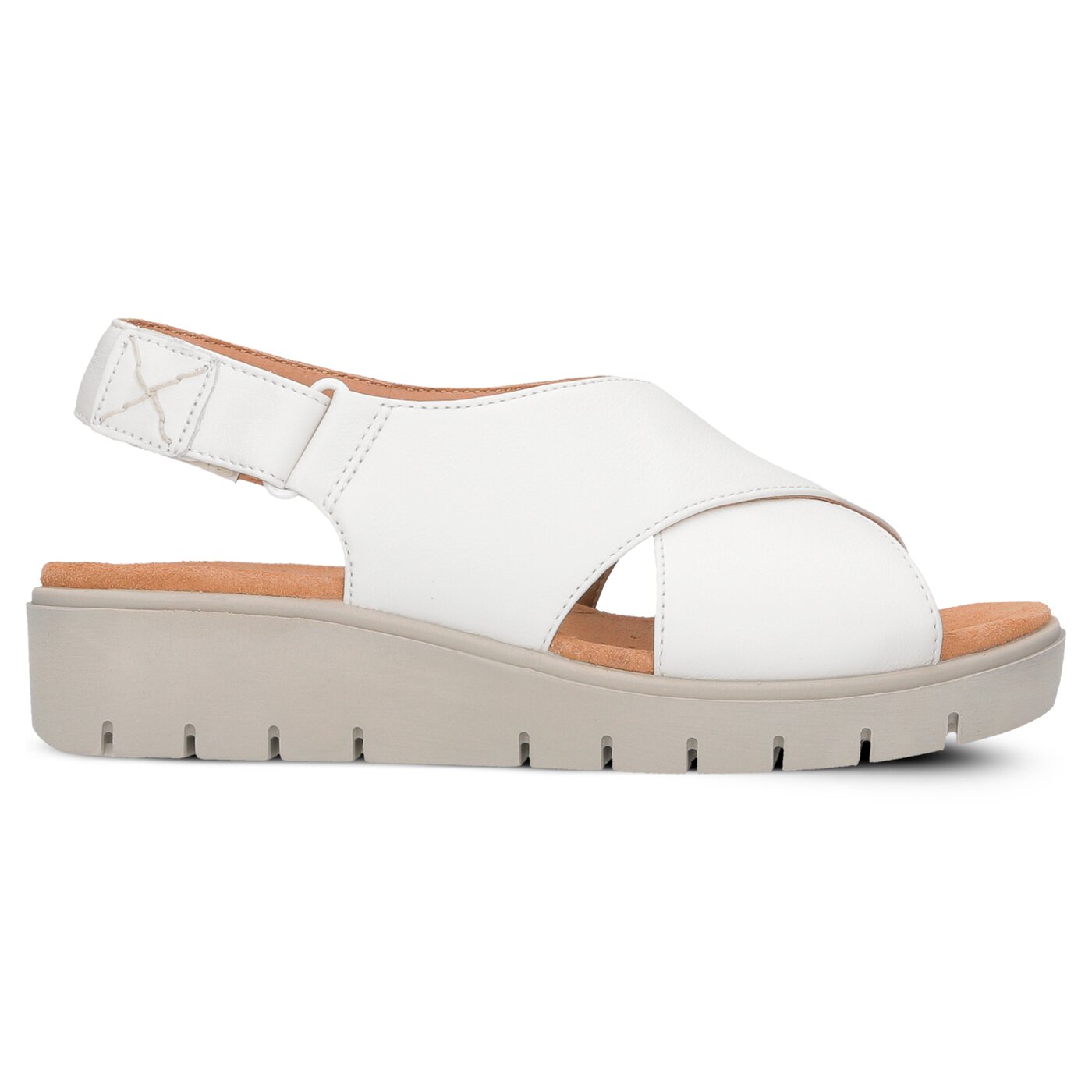 Damskie sandały CLARKS UN KARELY HAIL 26132235 kolor biały