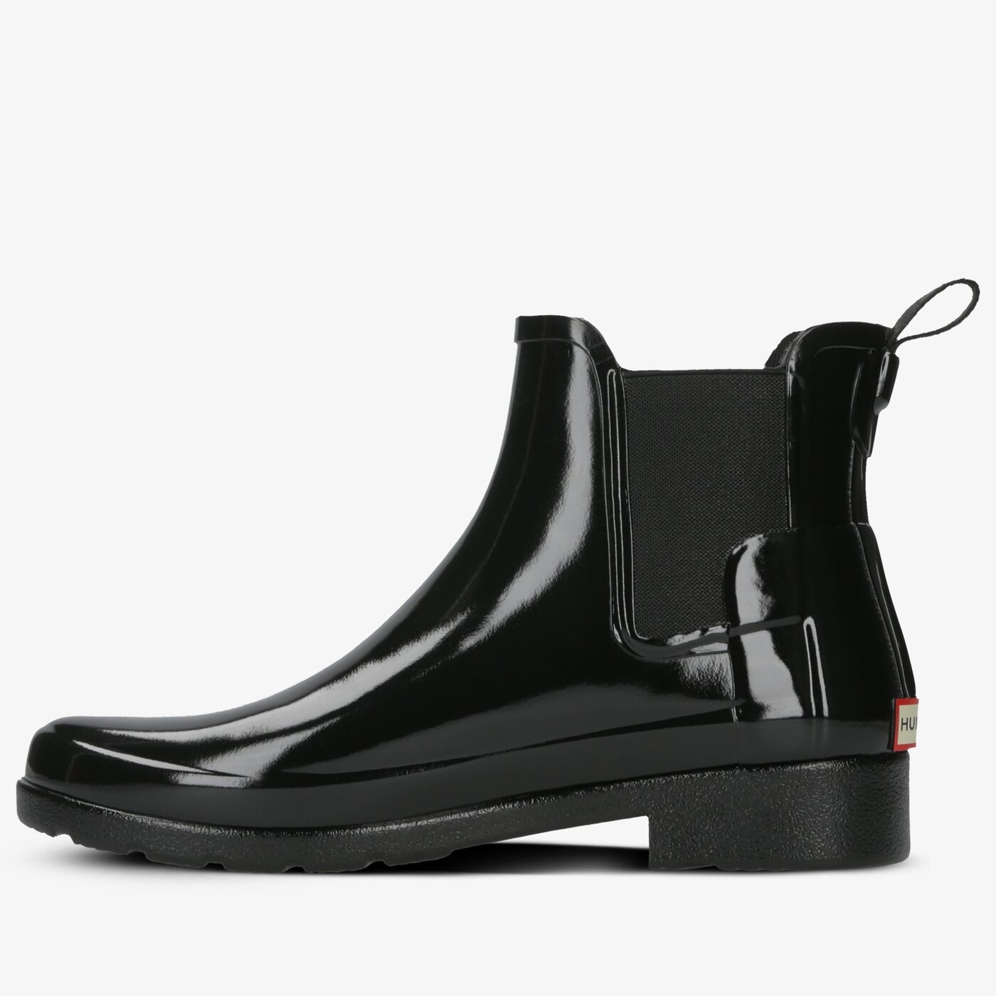 Damskie kalosze (buty gumowe) HUNTER W ORG REFINED CHELSEA GLOSS wfs1017rgl-blk kolor czarny
