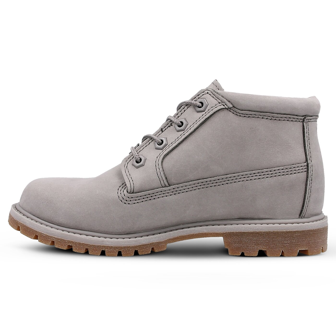 Damskie trapery TIMBERLAND NELLIE CHUKKA DOUBLE a1hfo kolor szary