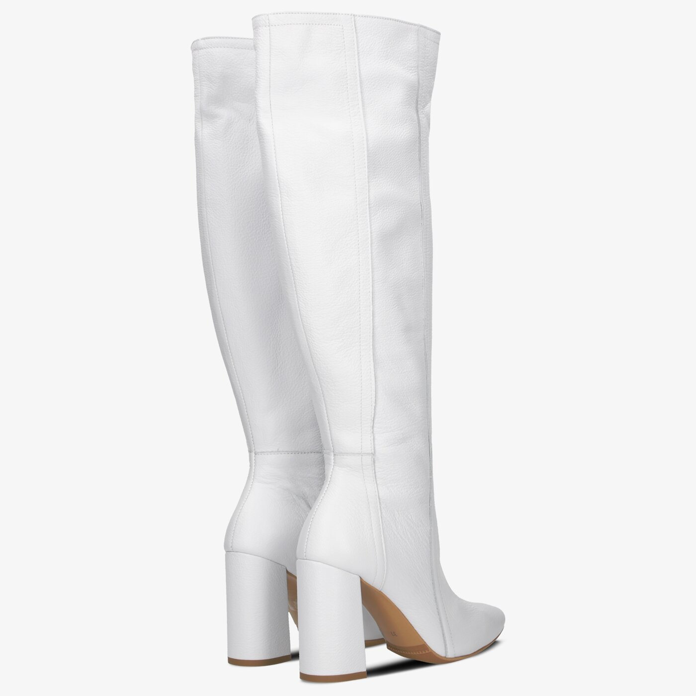 Damskie kozaki SYMBIOSIS BIG EXPECTATIONS HIGH BOOTS  sywc219017 kolor biały