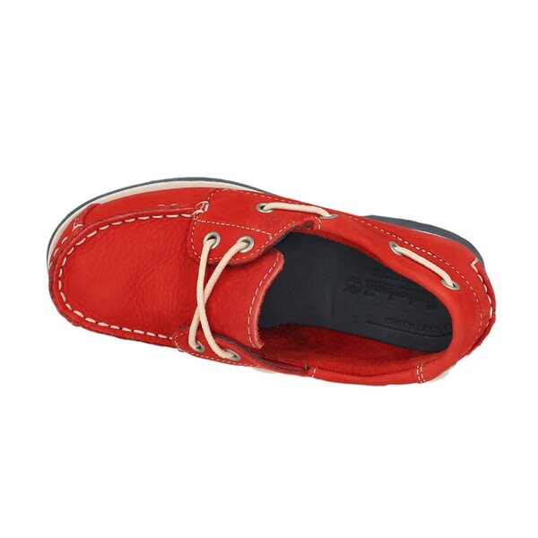 TIMBERLAND EK 2 EYE BOAT SHOE PEAKS ISLAND 6886r kolor czerwony