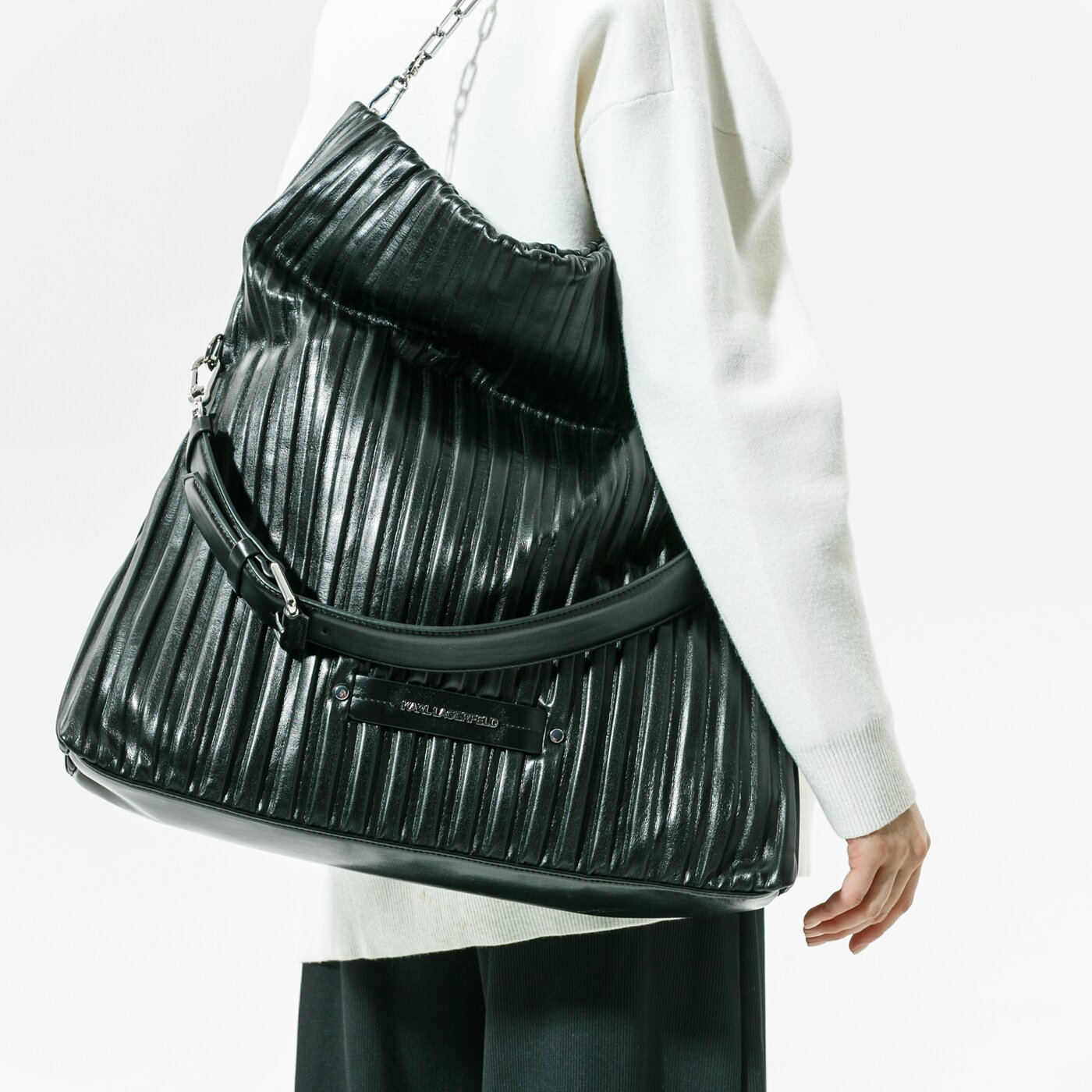 Damska torebka KARL LAGERFELD TOREBKA BORSA TOTE 206w3008999 kolor czarny