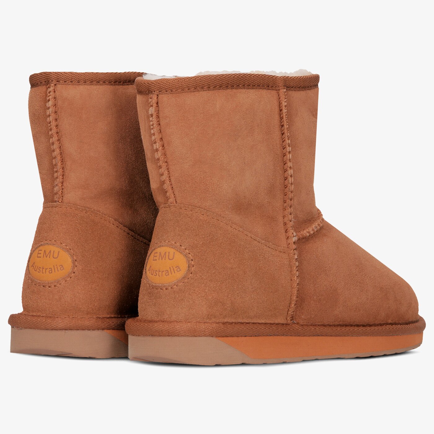 Damskie śniegowce EMU AUSTRALIA STINGER MINI  w10003chestnut kolor brązowy