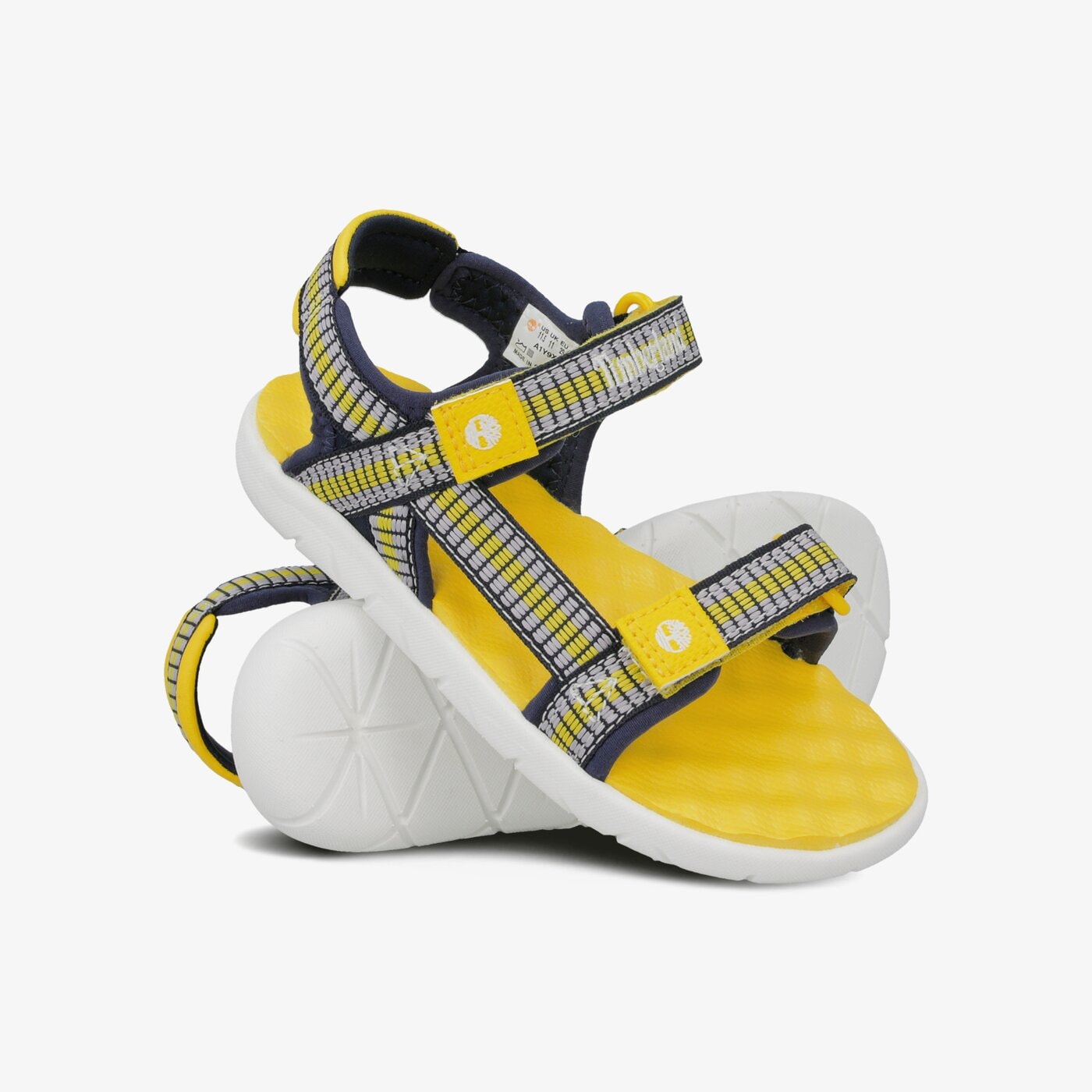 Dziecięce sandały / klapki TIMBERLAND PERKINS ROW WEBBING SNDL tb0a1y9x0191 kolor granatowy