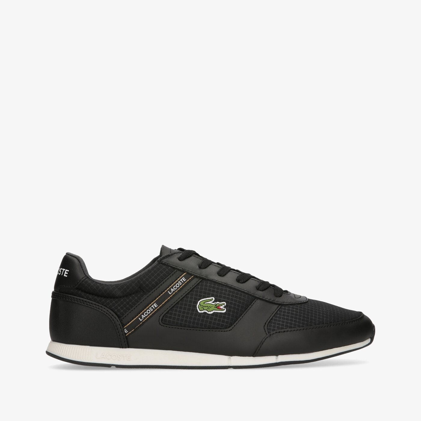 Męskie sneakersy (buty) LACOSTE MENERVA SPORT 0121 1 CMA 742cma0015312 kolor czarny