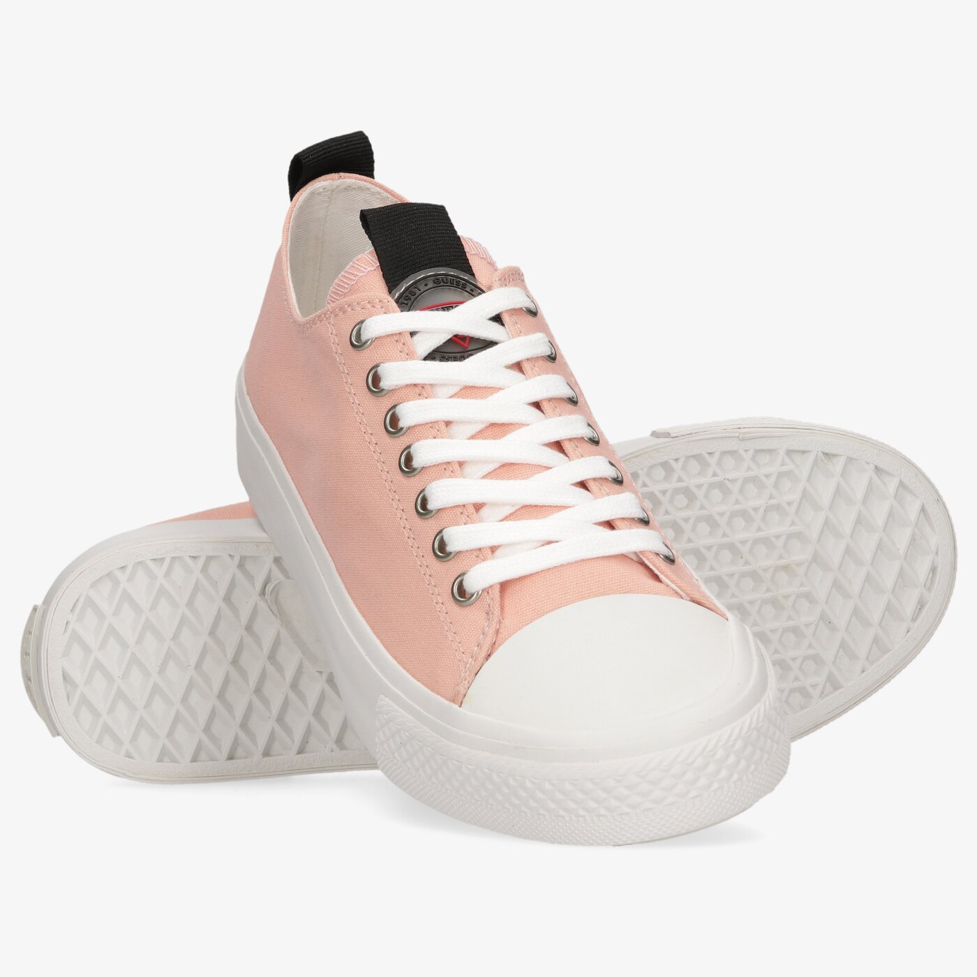 Damskie trampki GUESS EDERLA LOW CUT fl5erlfab12blush kolor różowy