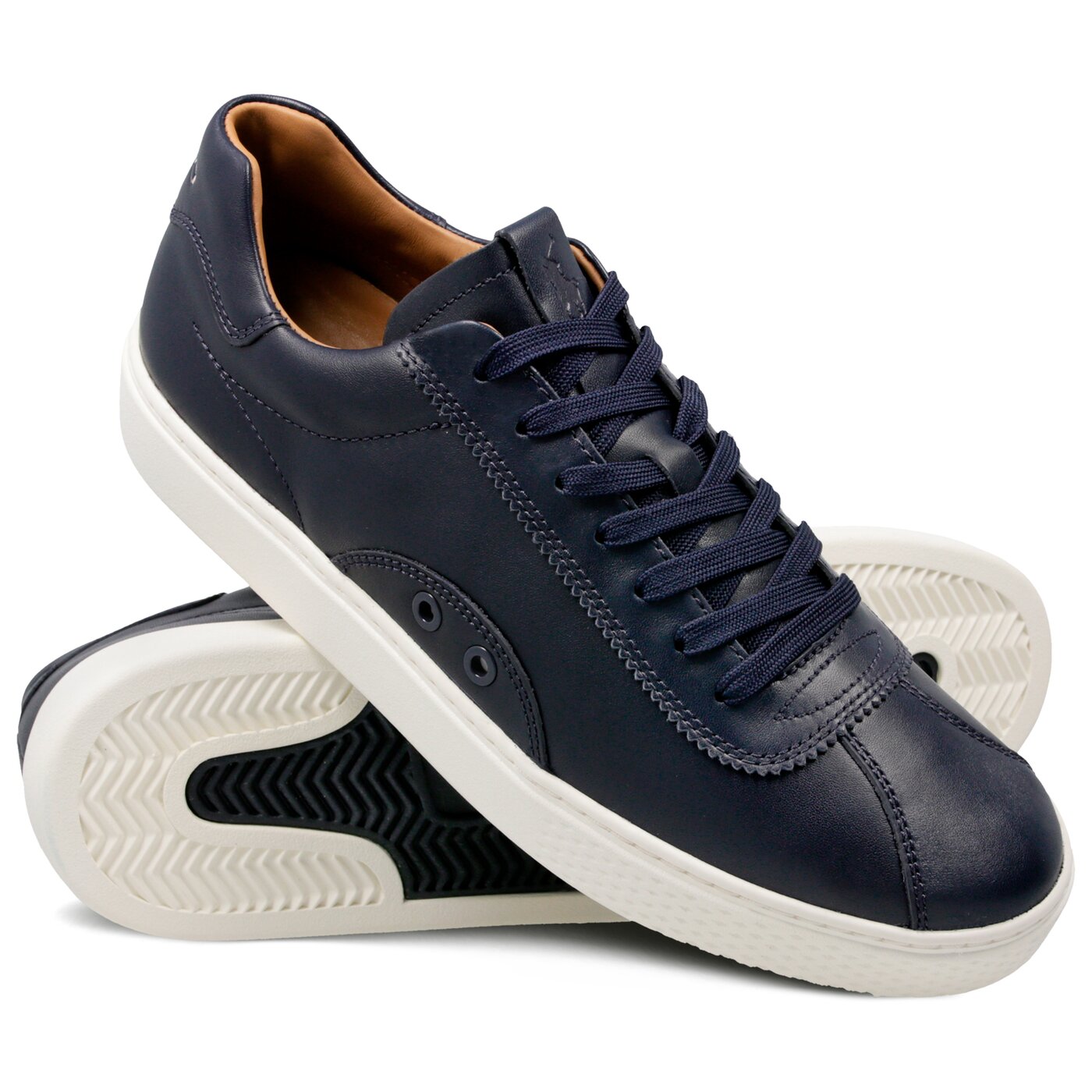 Męskie trampki POLO RL COURT100 LUX SNEAKERS ATHLETIC SHOE  809710574003 kolor granatowy