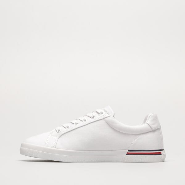 Damskie półbuty TOMMY HILFIGER ESSENTIAL STRIPES SNEAKER fw0fw06954ybs kolor biały