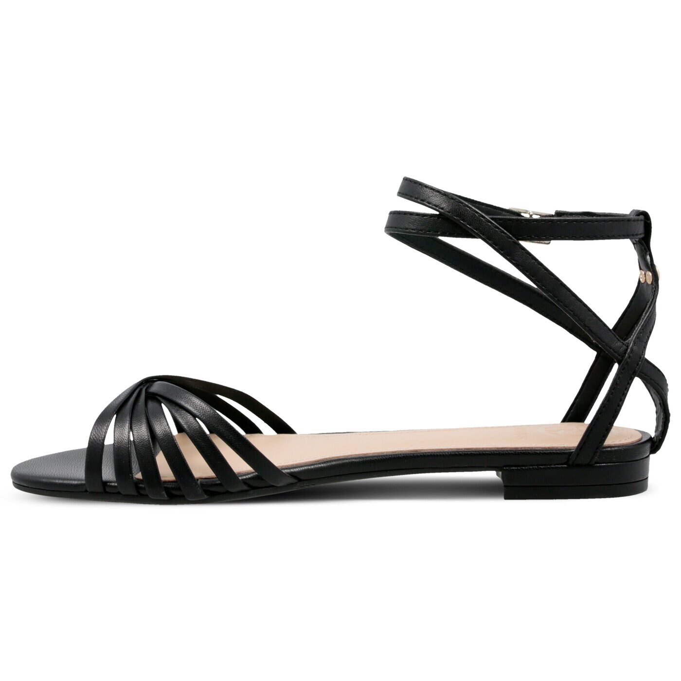 Damskie sandały GUESS RAMZIE SANDAL fl6rzelea03black kolor czarny