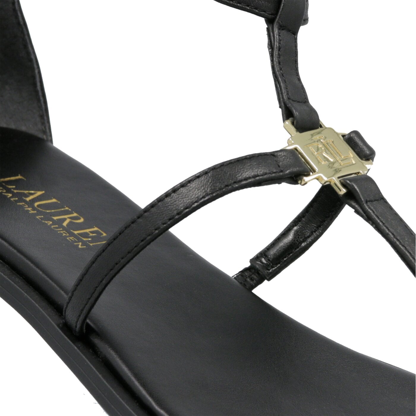 Damskie sandały LAUREN RALPH LAUREN NALAINE SANDALS CASUAL 802740038001 kolor czarny