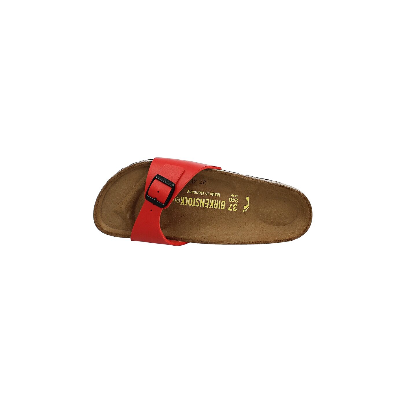 Damskie klapki BIRKENSTOCK MADRID  40743 kolor czerwony