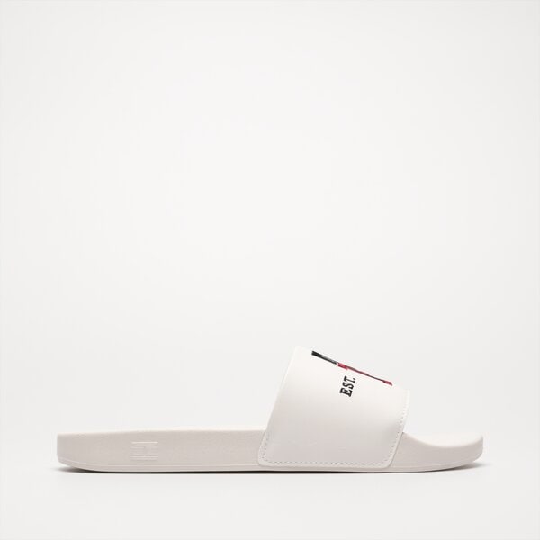 Męskie klapki TOMMY HILFIGER TH EMBROIDERY POOL SLIDE fm0fm04465ac0 kolor biały