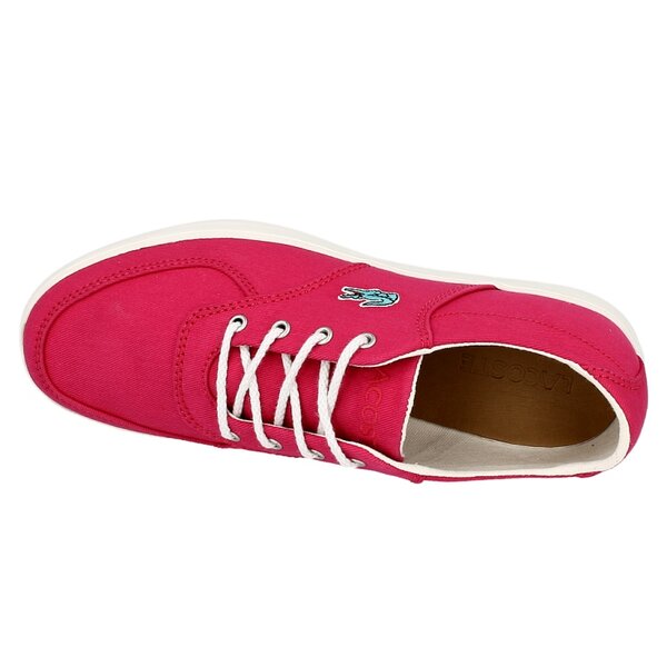 Damskie trampki LACOSTE GLENDON W 3 725srw0012124 kolor różowy