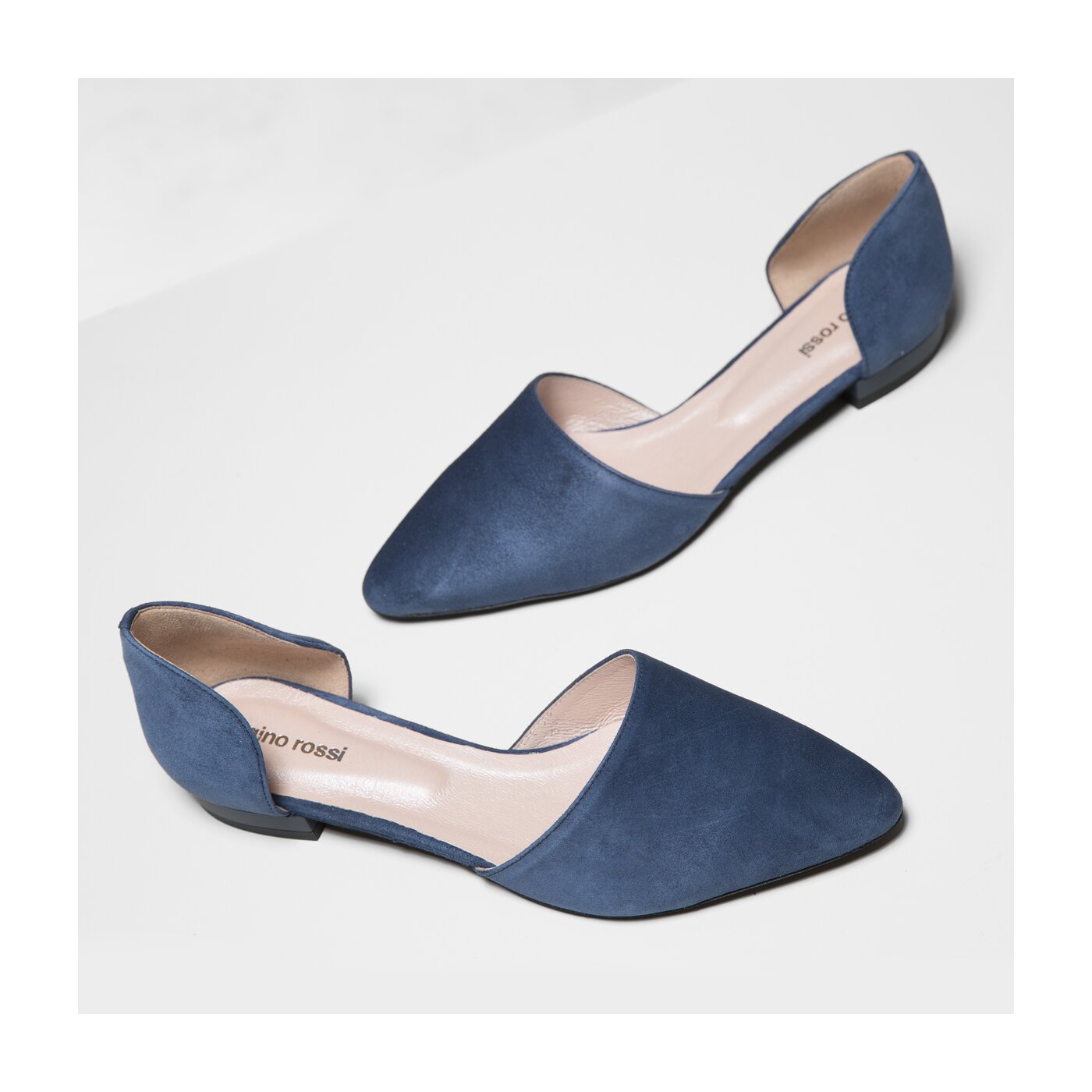 Damskie baleriny (buty) GINO ROSSI LANZA dag917v92002057000 kolor granatowy