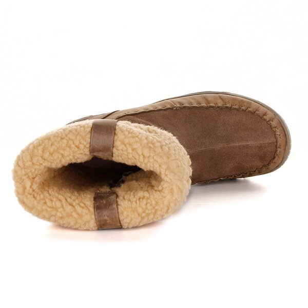 Damskie buty outdoor (trekkingowe) TIMBERLAND EK MOUNT HOLLY ALL LTHR MID ZIP 19629 kolor brązowy