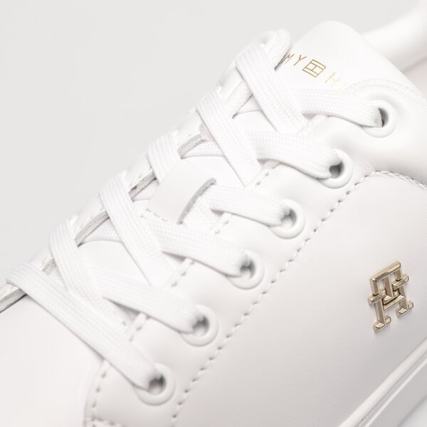 Damskie sneakersy (buty) TOMMY HILFIGER ELEVATED ESSENTIAL COURT SNEAKER fw0fw069650k9 kolor biały