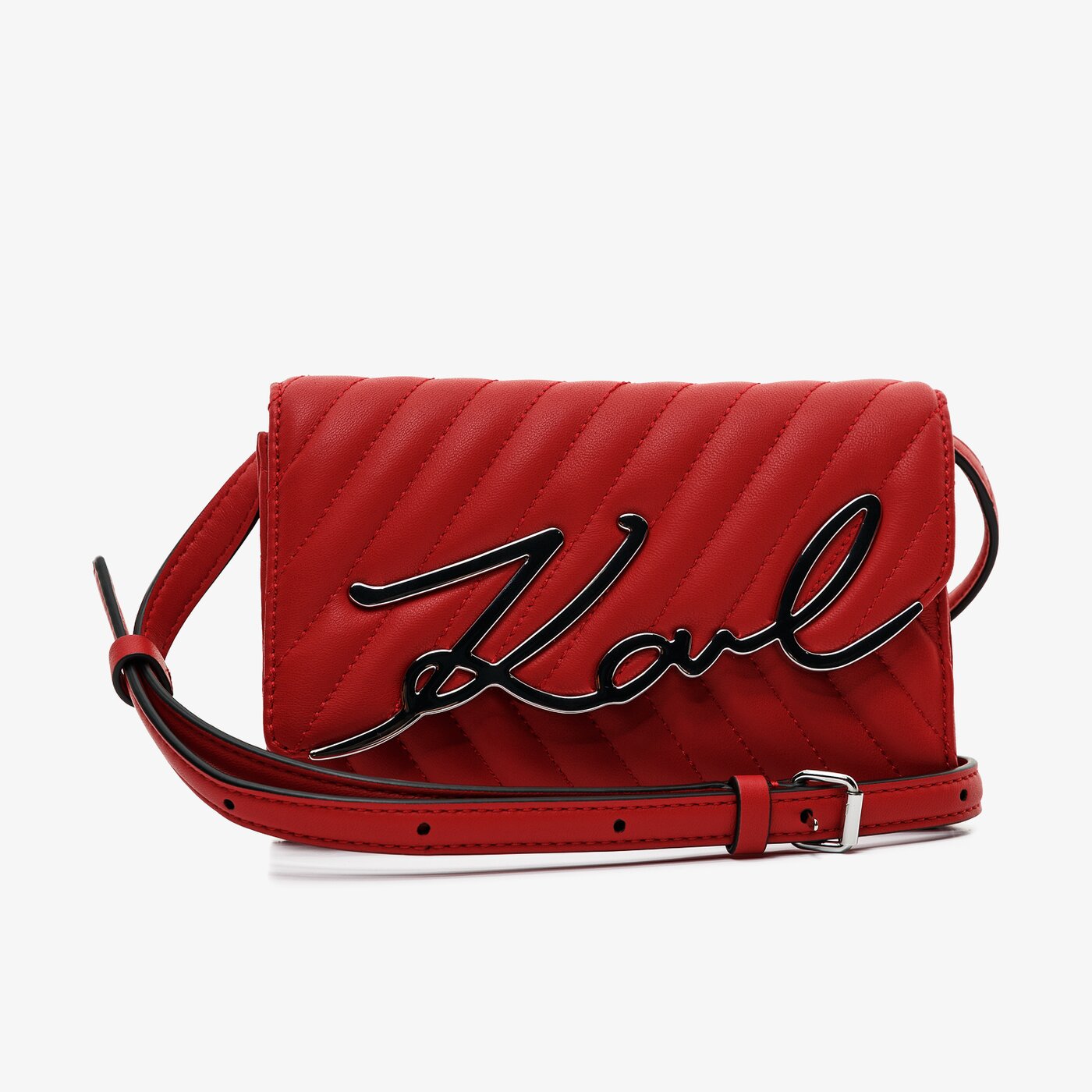 Damska torebka KARL LAGERFELD TOREBKA SIGNATURE QUILTED 201w3109502 kolor czerwony