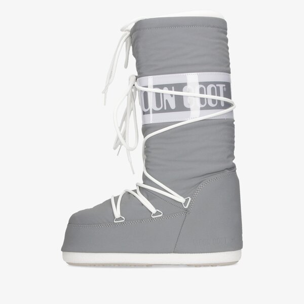 Damskie śniegowce MOON BOOT ICON REFLEX 14027200001 kolor srebrny