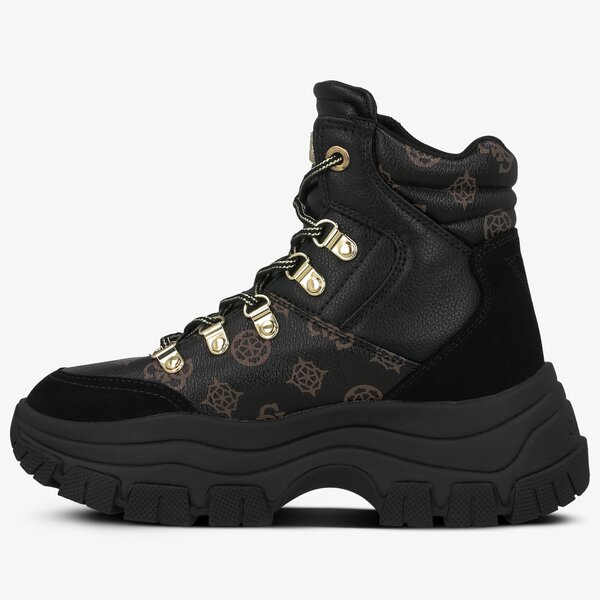 Damskie sneakersy (buty) GUESS BEVV fl8bevfal12black kolor czarny