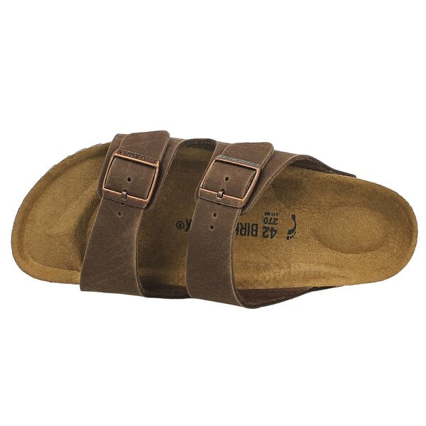 Męskie klapki BIRKENSTOCK ARIZONA  652393 kolor brązowy