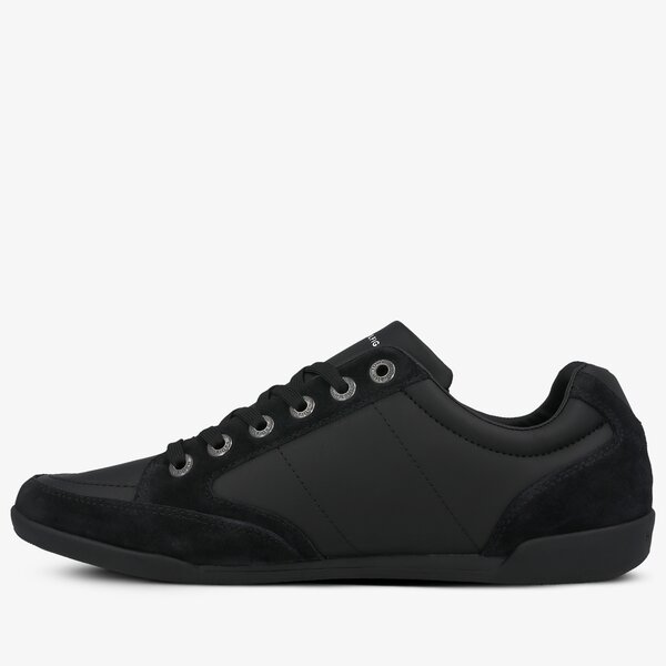Męskie sneakersy (buty) TOMMY HILFIGER ROYAL 12C CORPORATE MATERIAL MIX CUPSOLE fm0fm02989bds kolor czarny