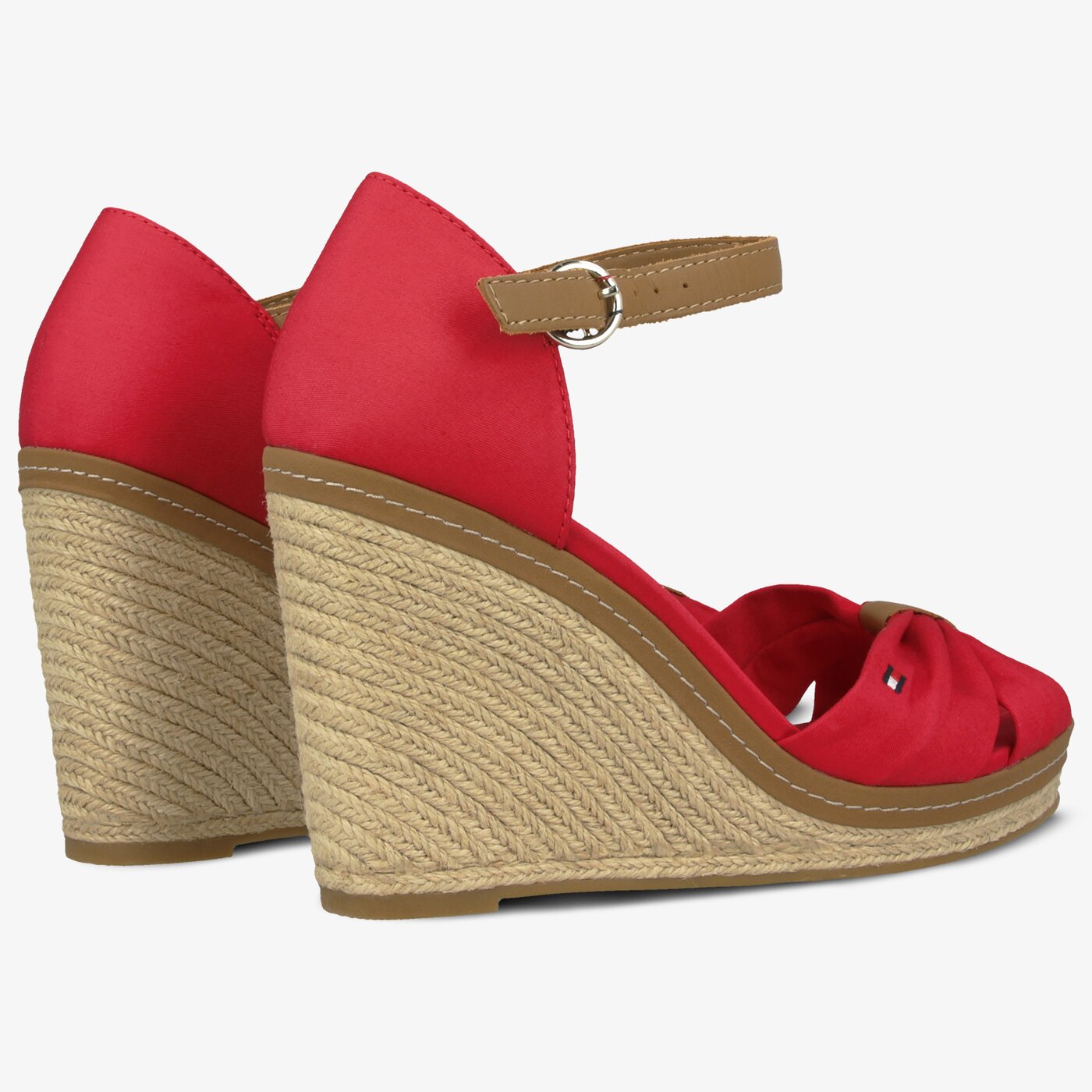 Damskie sandały TOMMY HILFIGER ELENA 56D ICONIC ELENA SANDAL fw0fw00905611 kolor czerwony