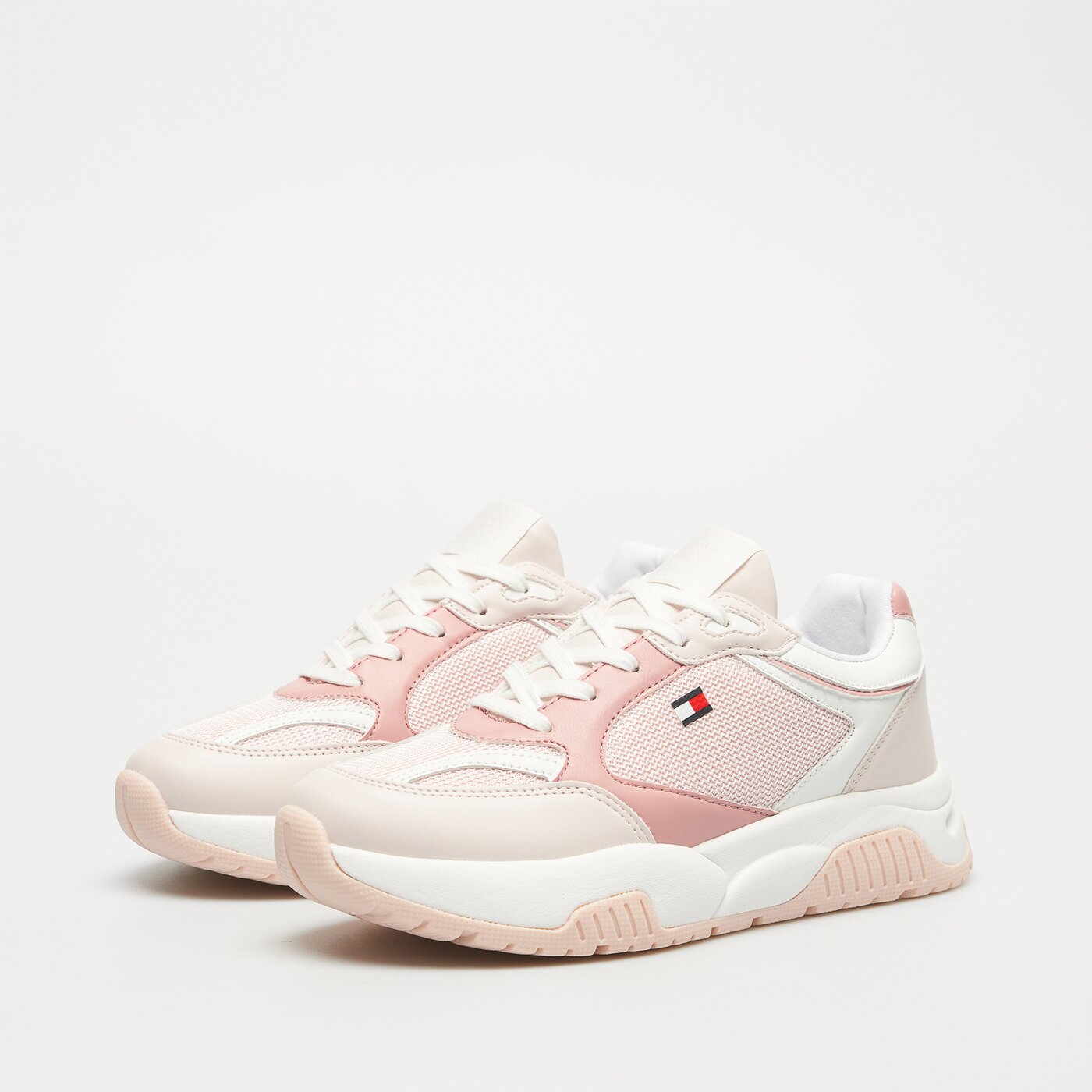 ♡♡ TOMMY HILFIGER LOW CUT LACE-UP kolor różowy