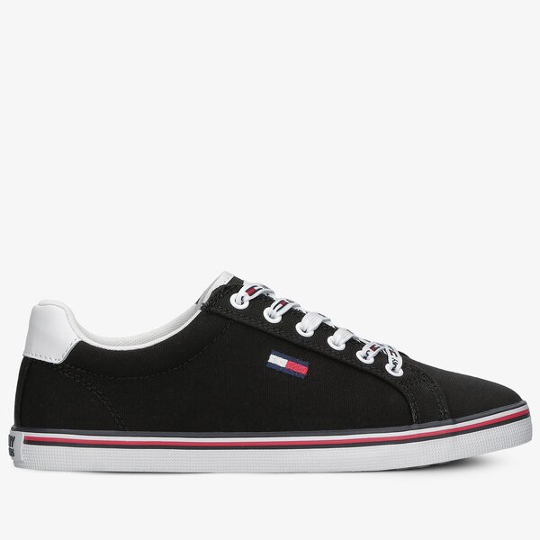 Damskie trampki TOMMY HILFIGER ESSENTIAL LACE UP SNEAKER en0en00786bds kolor czarny