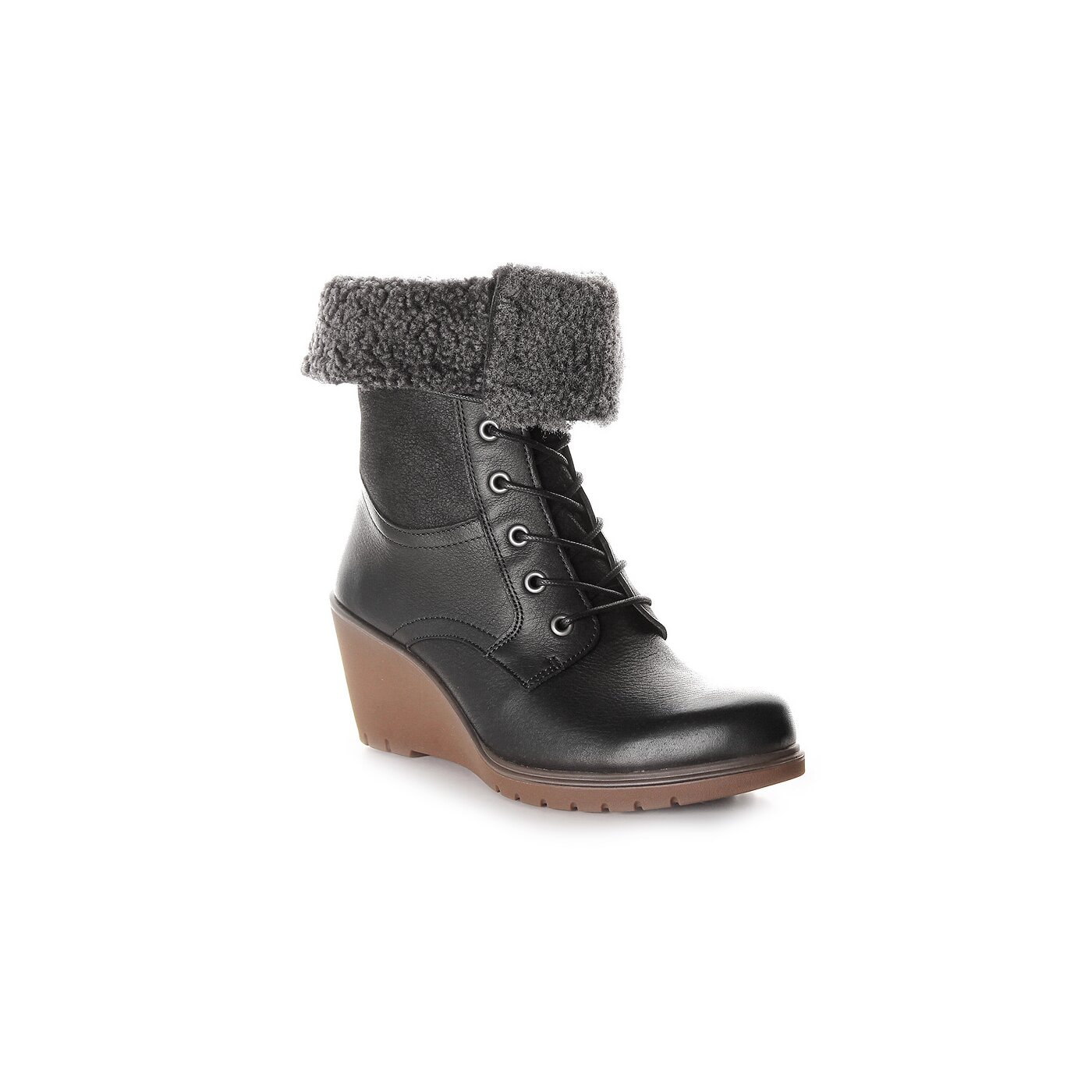 Damskie botki / sztyblety ECCO ADORA 23256357487 kolor czarny