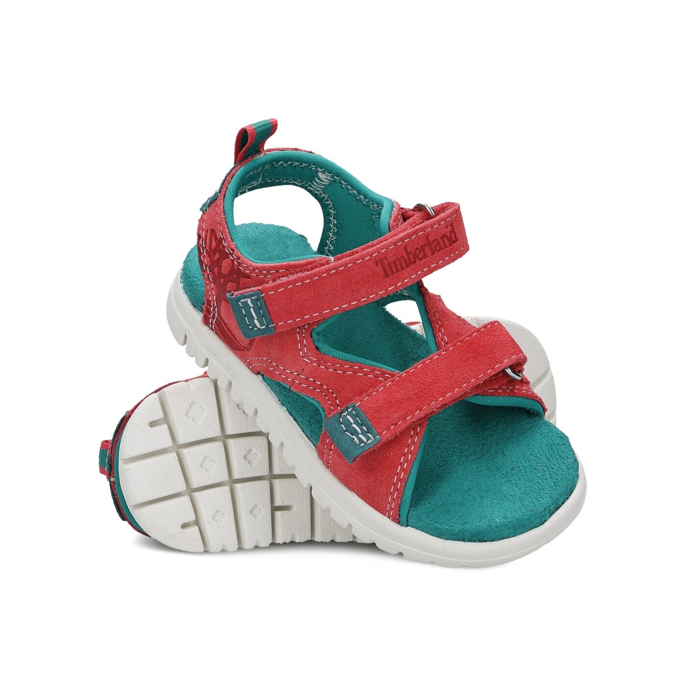 Dziecięce sandały / klapki TIMBERLAND PIERMONT H&L SANDAL a1lmu kolor różowy