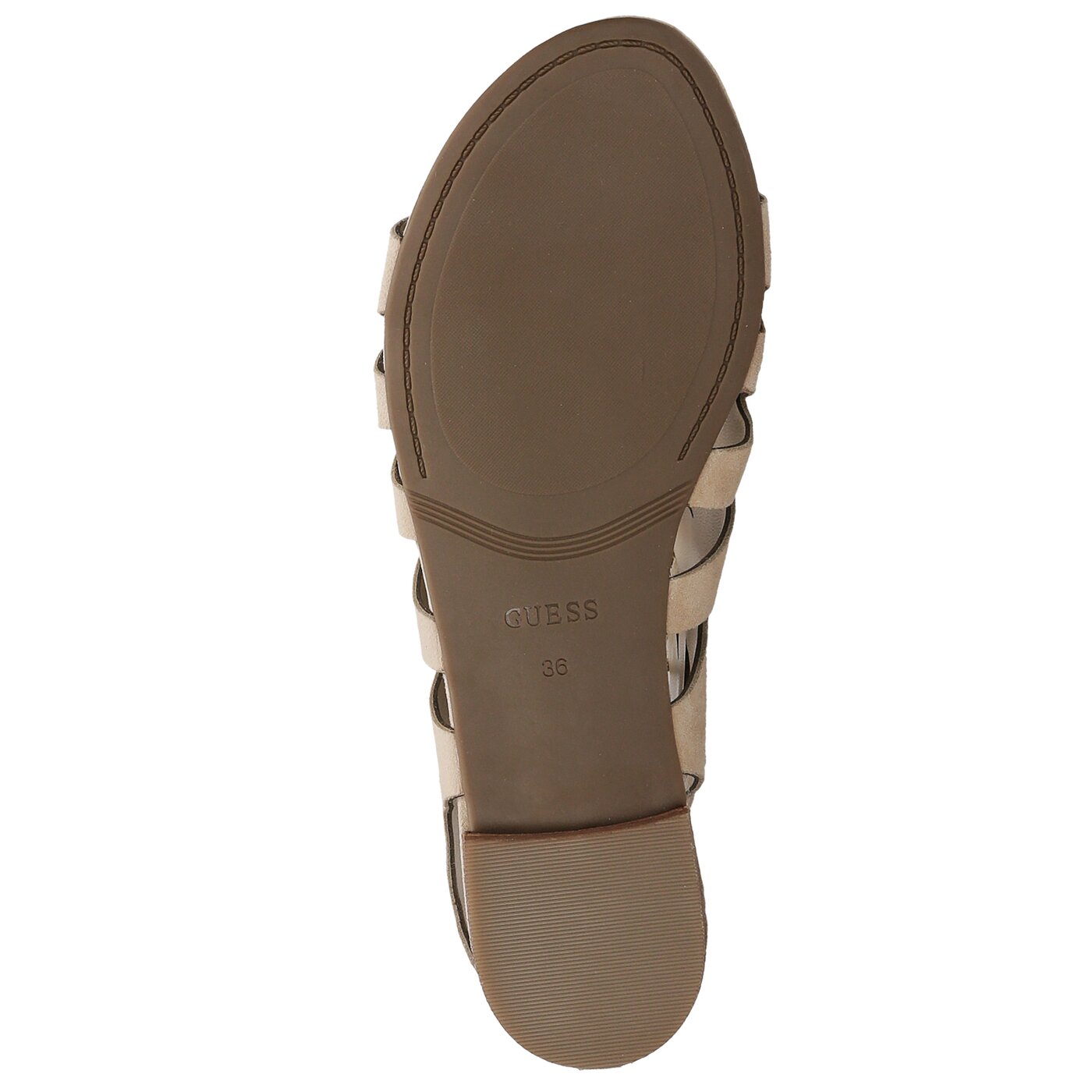 Damskie sandały GUESS ROSELA2 flro21esu03beige kolor beżowy