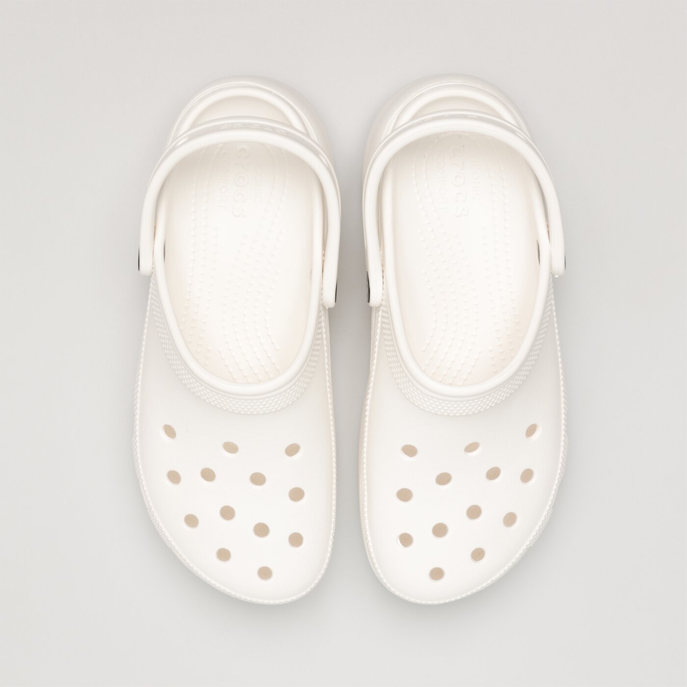 Damskie klapki CROCS CLASSIC PLATFORM CLOG W 206750100 kolor biały